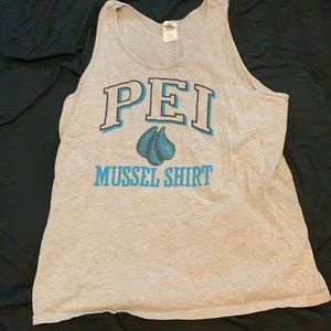 PEI mussel “muscle” tank top